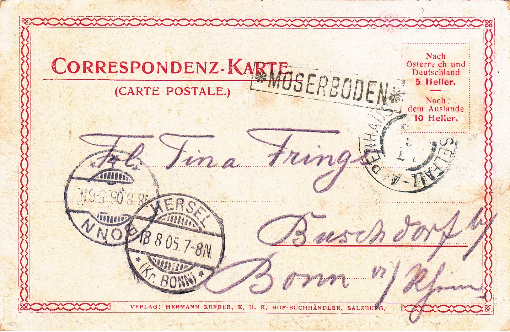 Old Postcard Of Moserboden, Switzerland,R39. - Autres & Non Classés