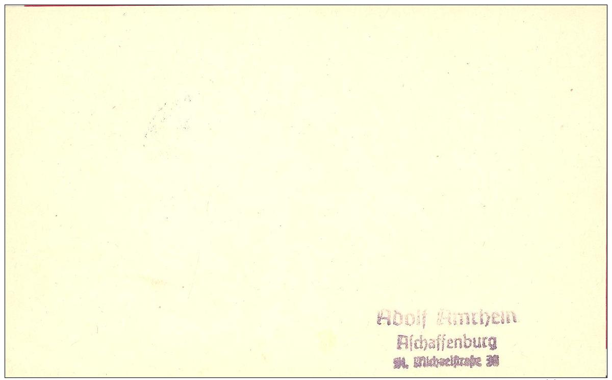 Reich  Michel #  828  FDC Stempel Aschaffenburg 10.1.1943  Tag Der Briefmarke - Usati