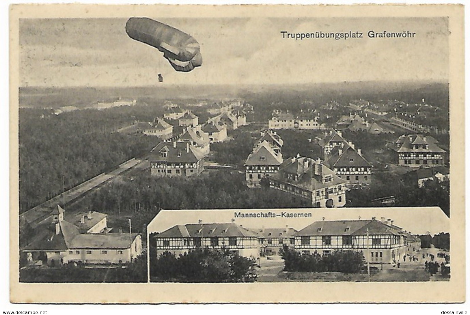 BALLON DIRIGEABLE  GRAFENWOHR  Truppenubungsplatz  Mannschafts Kasernen - Grafenwoehr