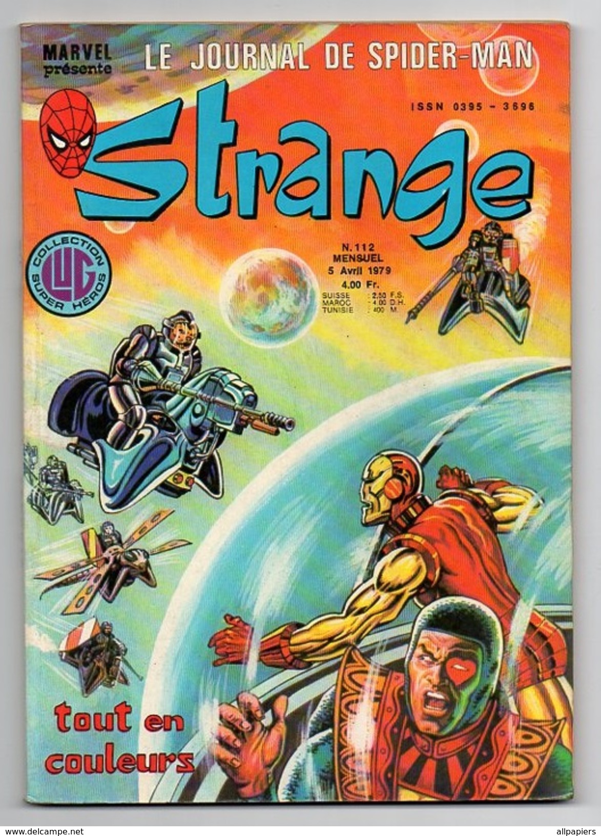Strange N°112 L'intrépide Daredevil - L'homme Araignée - L'invincible Iron Man De 1979 - Strange