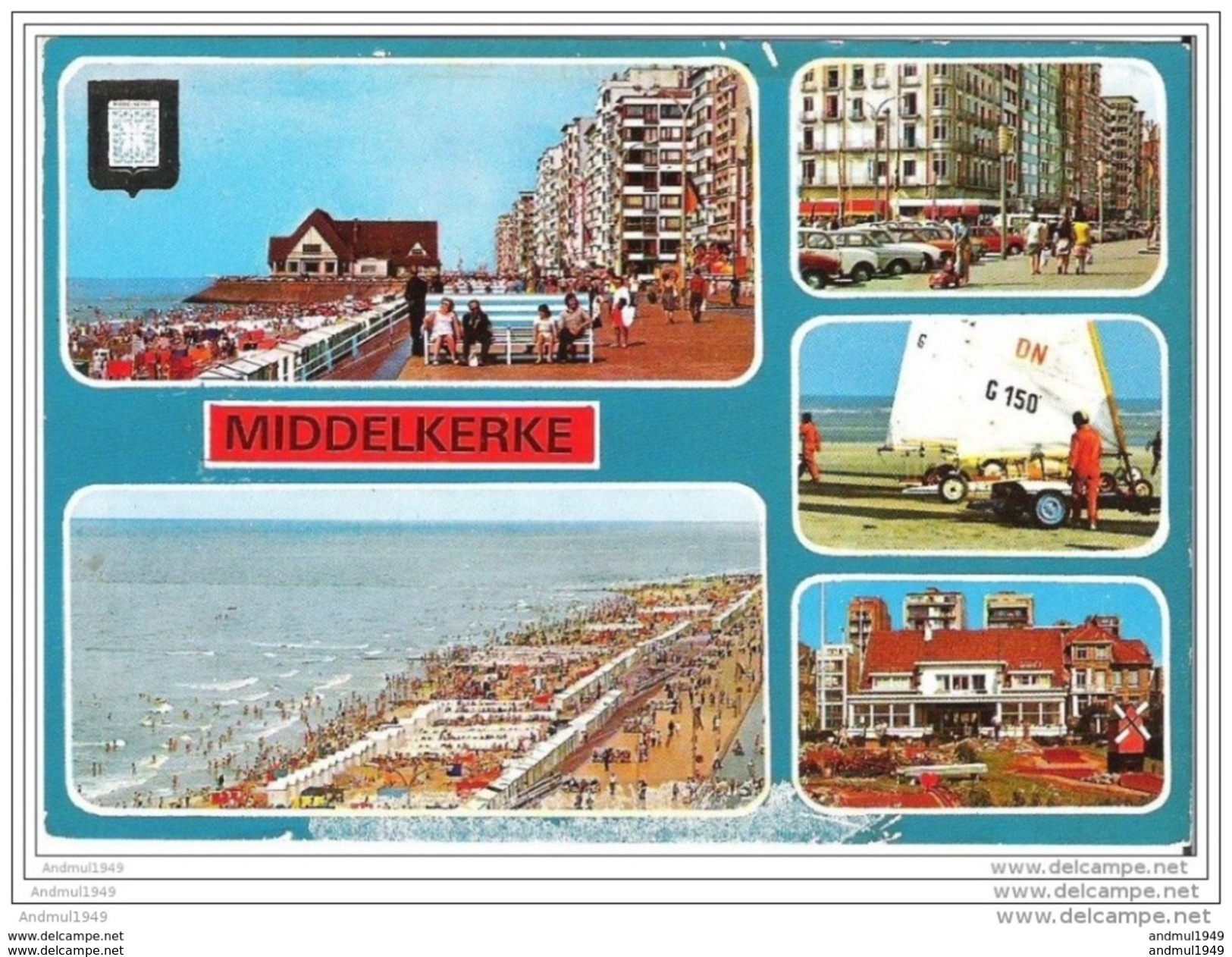 MIDDELKERKE - Multi-vues - 1980 - Middelkerke