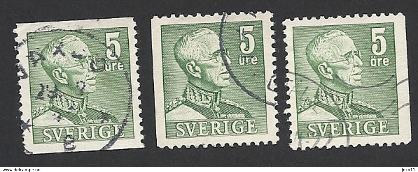 Schweden, 1939, Michel-Nr. 255 A, Dl+Dr, Gestempelt - Gebraucht