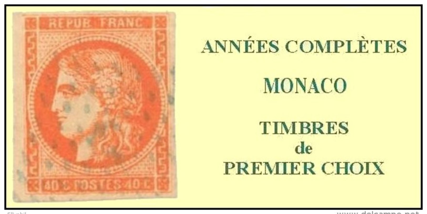 Monaco, Année Complète 1990, N° 1705 à N° 1752** Y Et T - Années Complètes