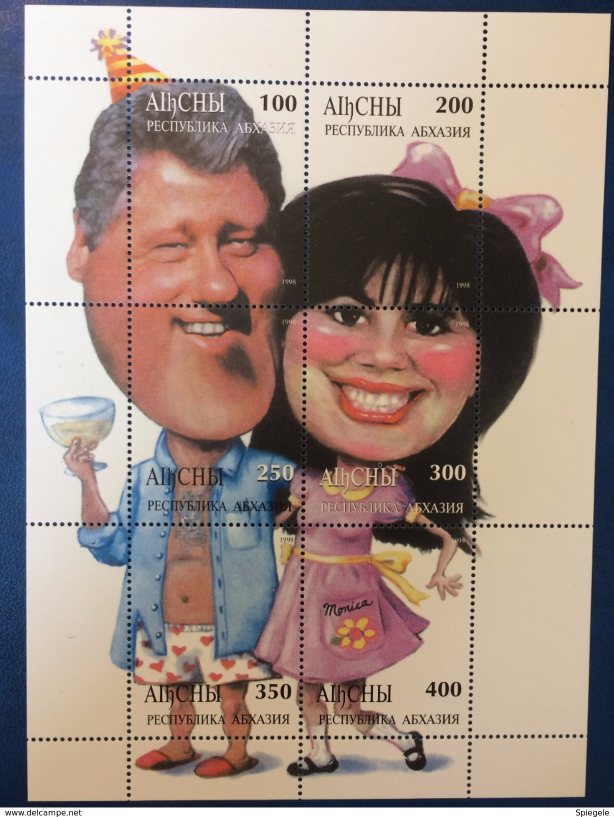 Russie - Aihchbl - Bill Clinton&Lewinsky - Feuilles Complètes