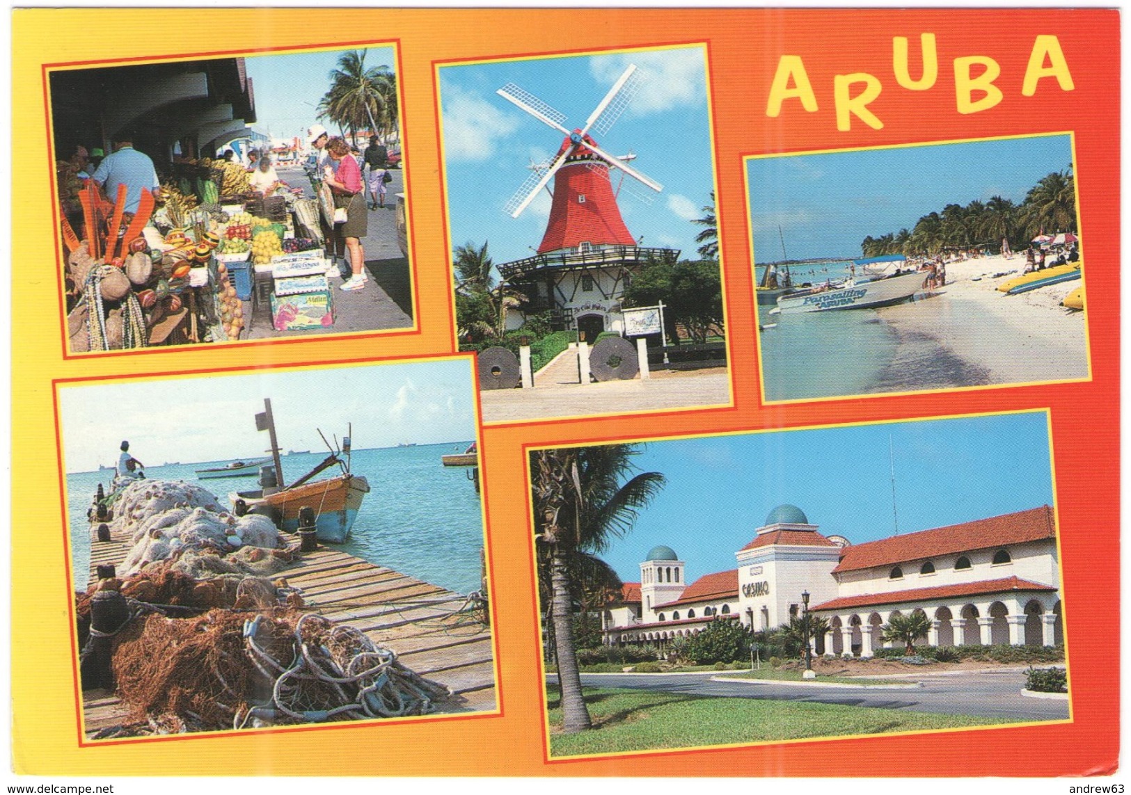 ARUBA - Nederlandse Antillen - Multivues - Olde Molen - Moulin - Not Used - Aruba