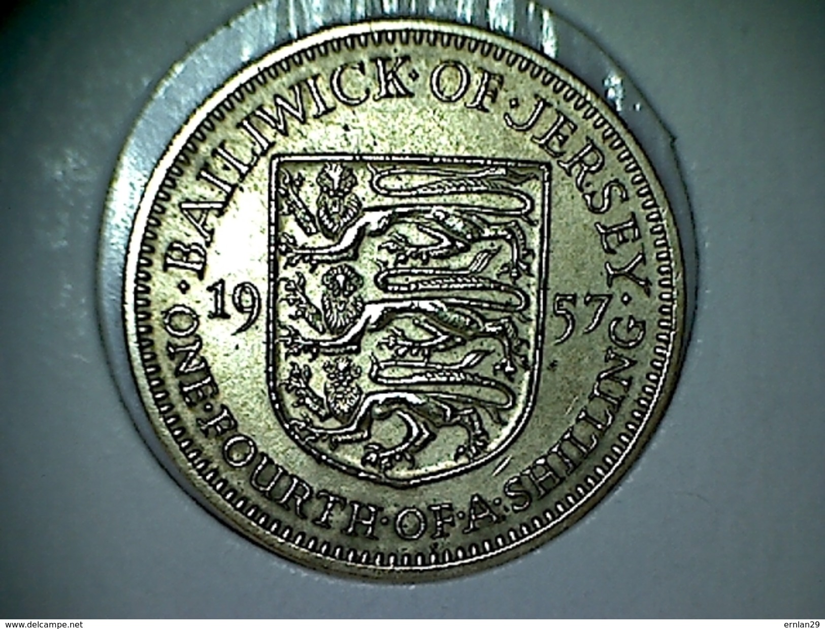 Jersey 1/4 Shilling 1957 - Jersey