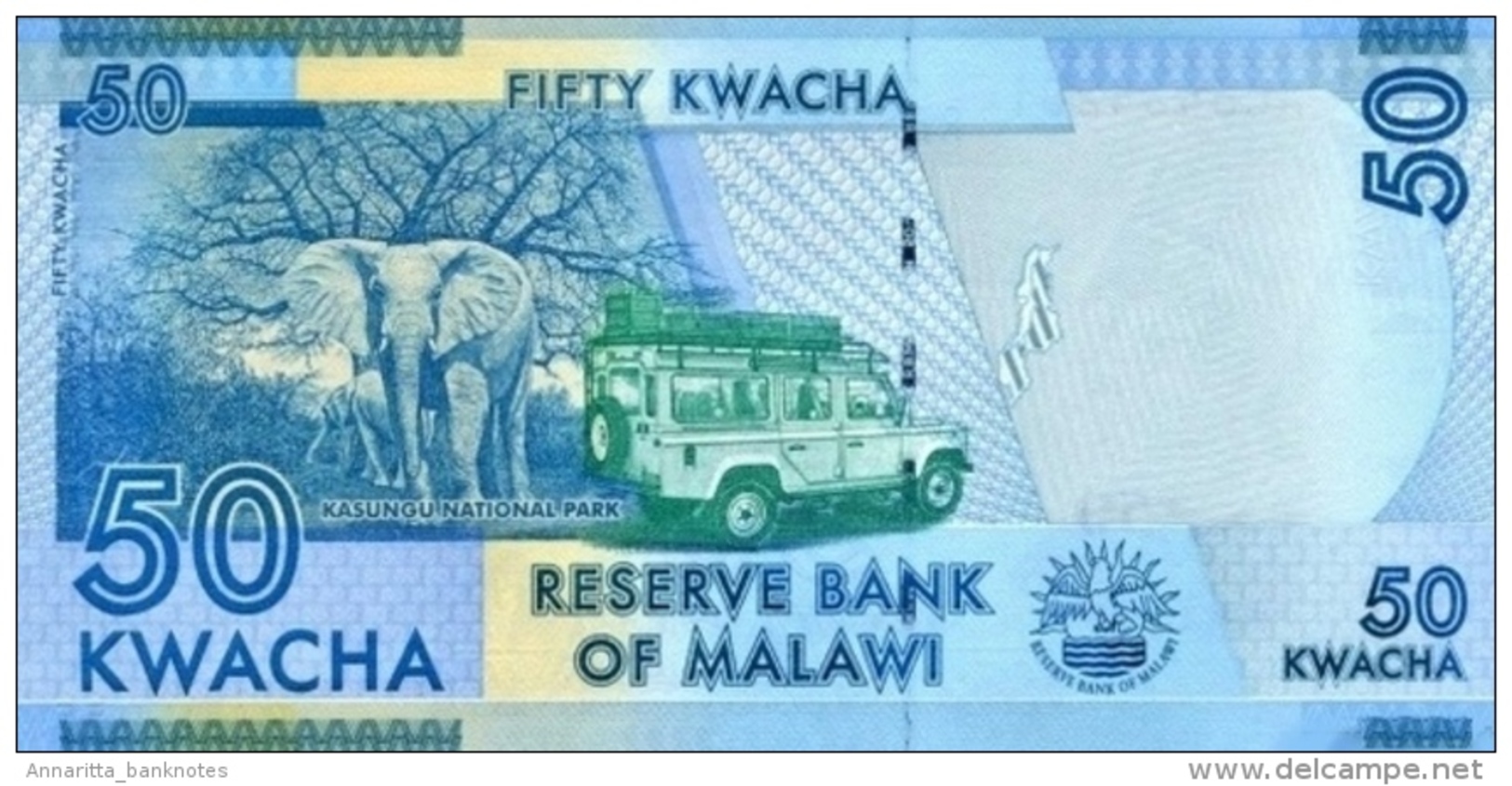 MALAWI 50 KWACHA 1.1.2012 P-58a UNC  [ MW151a ] - Malawi