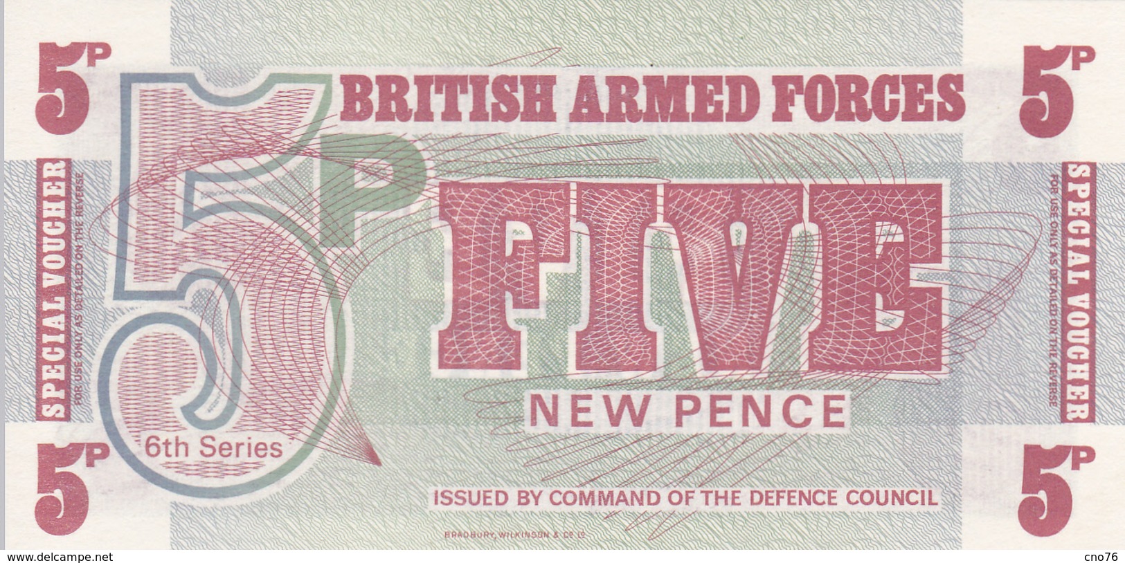 Grande Bretagne Billet Militaire Ensemble De 3 Billets Neufs De 5, 10 Et 50 Pence - British Armed Forces & Special Vouchers