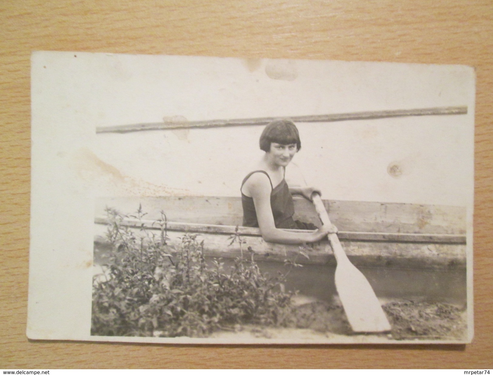 Girl Kayaking On The River - Rowing