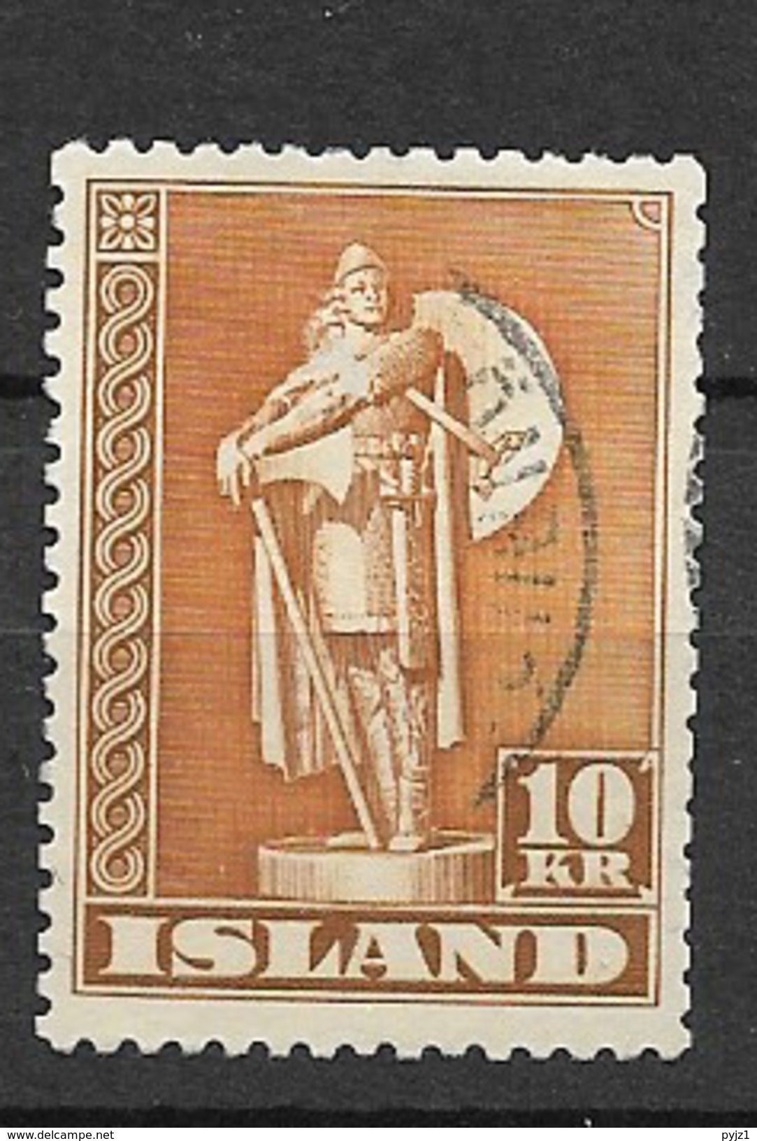 1948 USED Iceland Perf 14 - Oblitérés