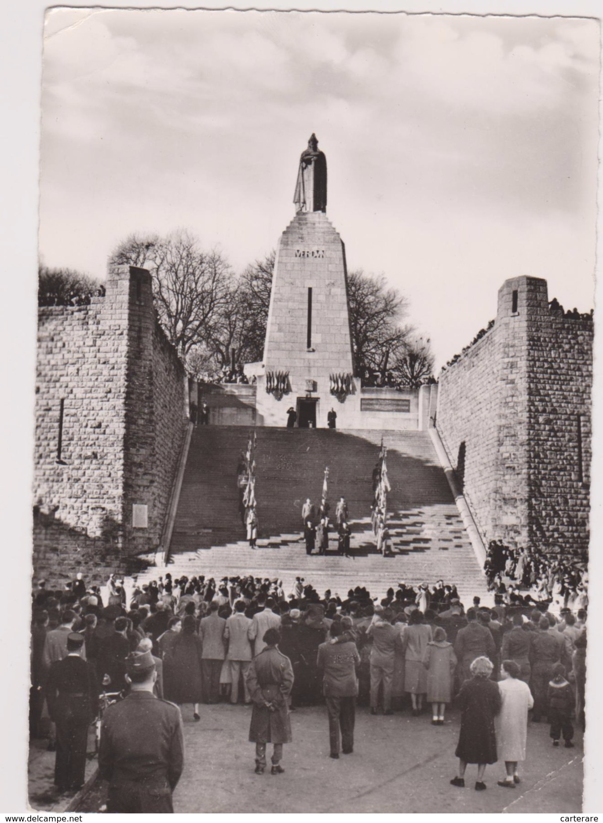 55,MEUSE,VERDUN,CARTE PHOTO BOULHAUT,MONUMENT - Verdun