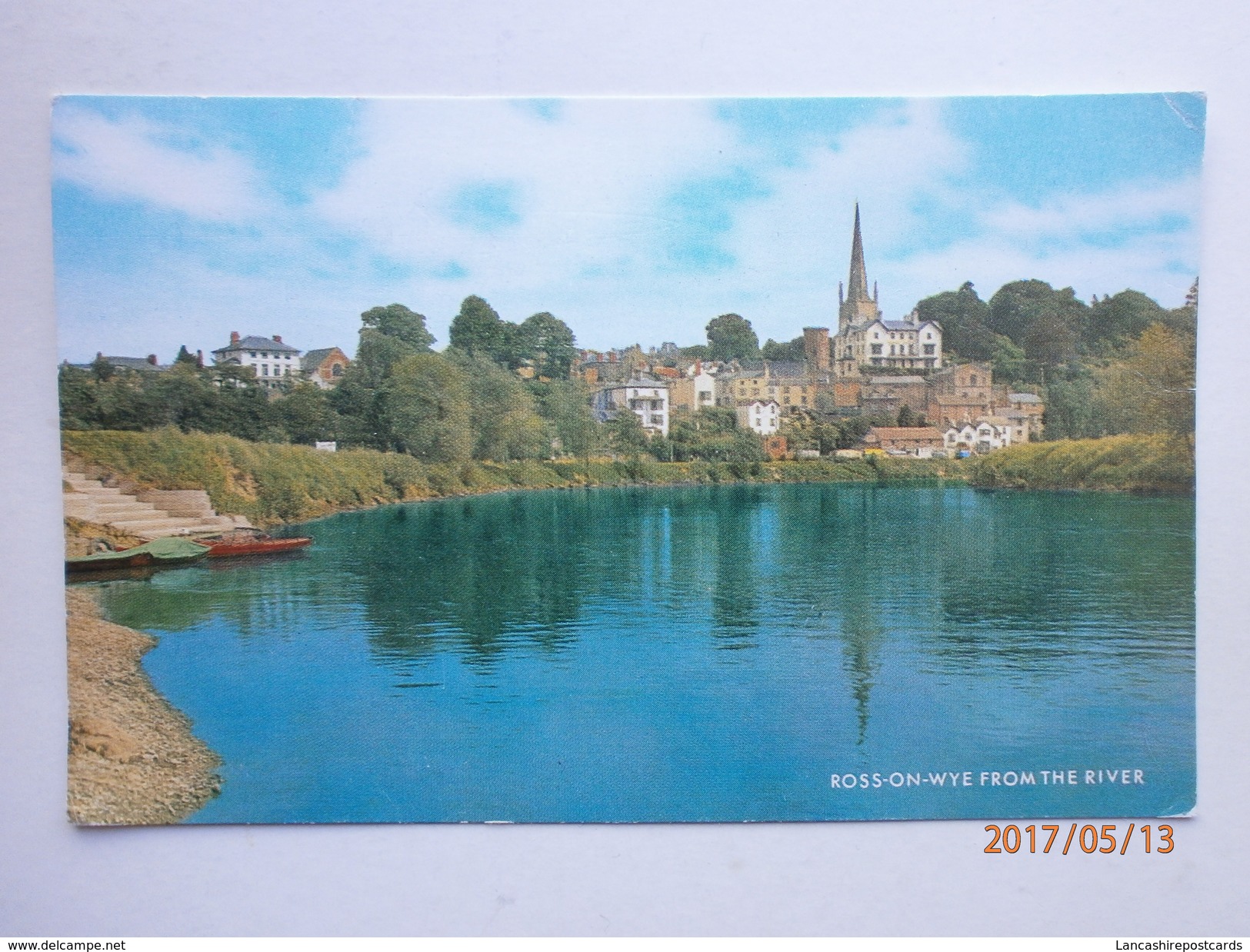 Postcard Ross On Wye From The River Herefordshire My Ref B11099 - Herefordshire