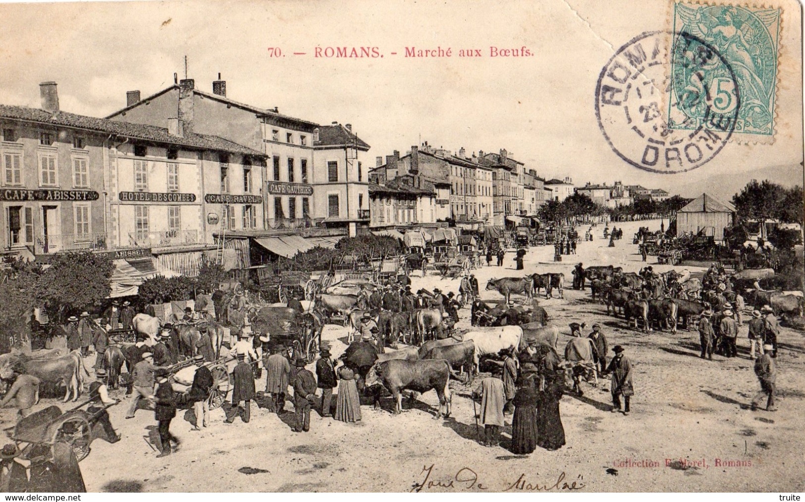 ROMANS-SUR-ISERE MARCHE AUX BOEUFS - Romans Sur Isere