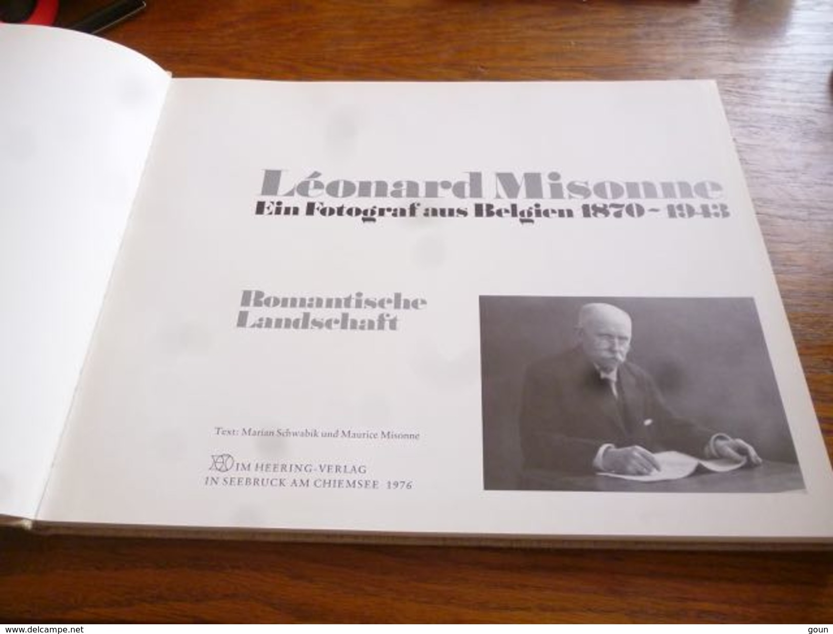 Livre Photographie Léonard Misonne Ein Fotograf Aus Belgien 1870-1943 - Photographie