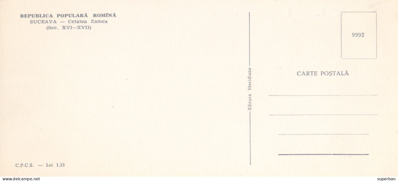 ROMANIA & ARMENIA / ARMENIE : ZAMCA - ANCIEN COUVENT ARMÉNIEN : SUCEAVA / ROUMANIE - ANNÉE / YEAR ~ 1960 - '65 (w-172) - Arménie