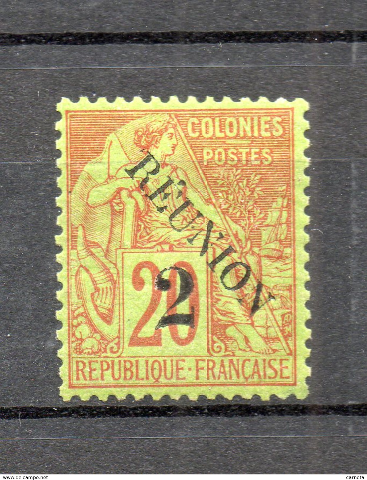 REUNION   N° 31   NEUF AVEC CHARNIERE COTE  6.00&euro;   TYPE ALPHEE DUBOIS - Neufs