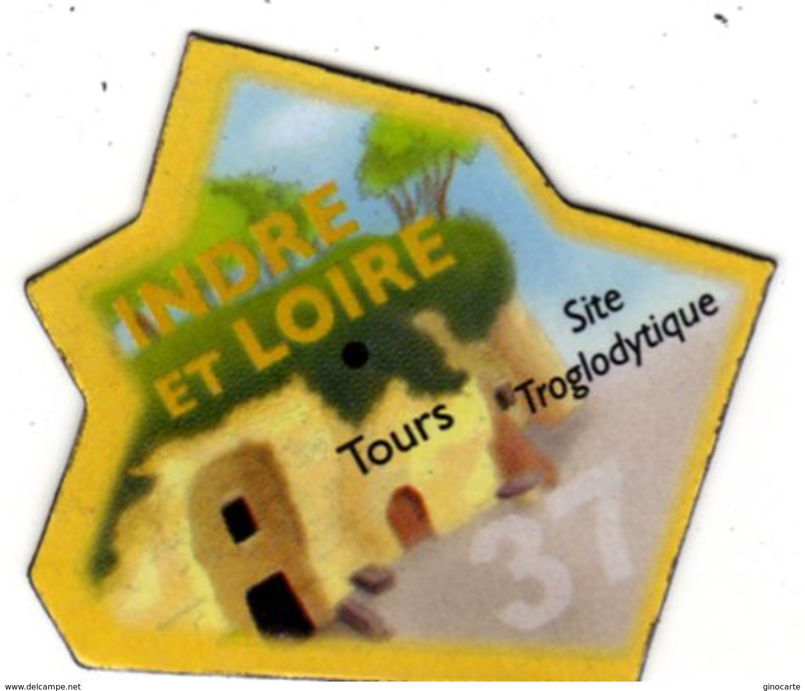 Magnets Magnet Le Gaulois Departement Tourisme France 37 Indre Et Loire - Toerisme