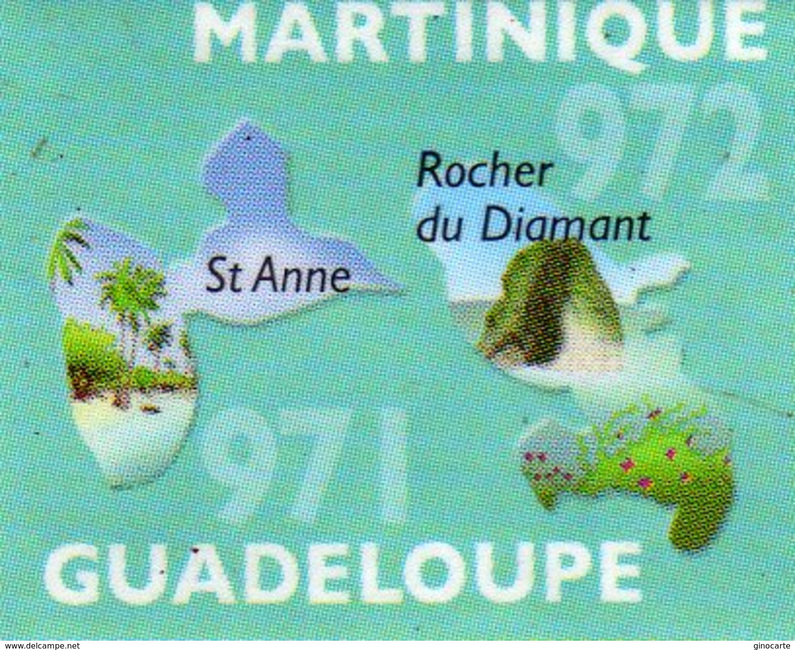 Magnets Magnet Le Gaulois Departement Tourisme France 971 Martinique - Tourisme