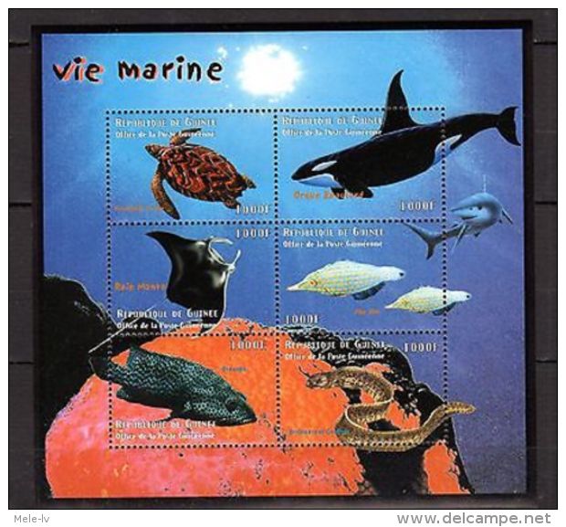 Guinea Marine Life MNH -(K-1) - Marine Life