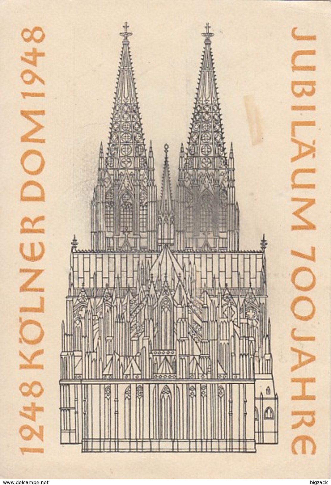 Bizone Festpostkarte Mif Minr.69-72 SST Köln 29.8.48 Ansehen !!!!!!!!!!! - Sonstige & Ohne Zuordnung