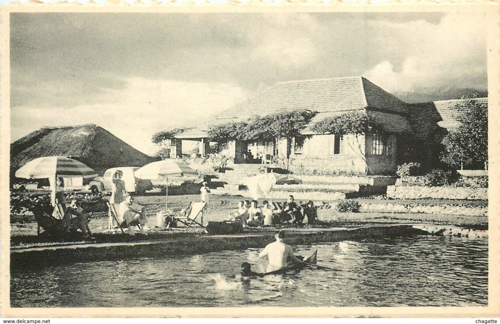 Cpa, Mutwanga, Hotel Ruwenzori - Belgisch-Congo