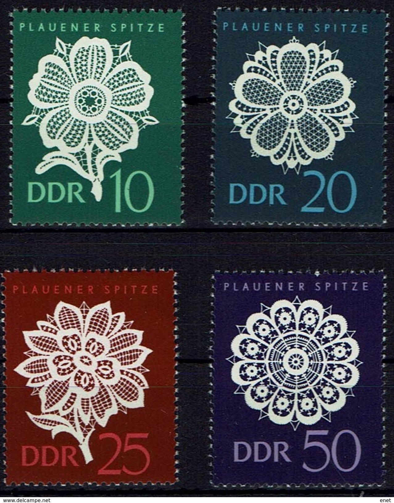 DDR 1966 - MiNr 1185-1188 - Plauener Spitze - Sonstige & Ohne Zuordnung