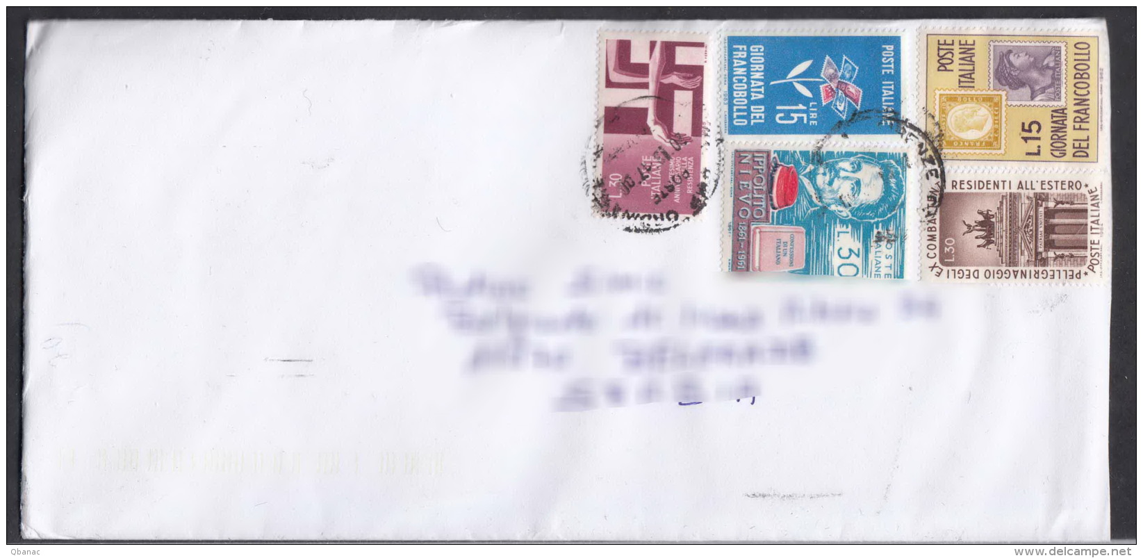 Italy Modern Cover To Serbia - 2011-20: Storia Postale