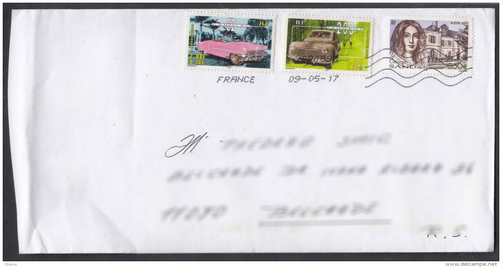 France Modern Cover To Serbia - Covers & Documents