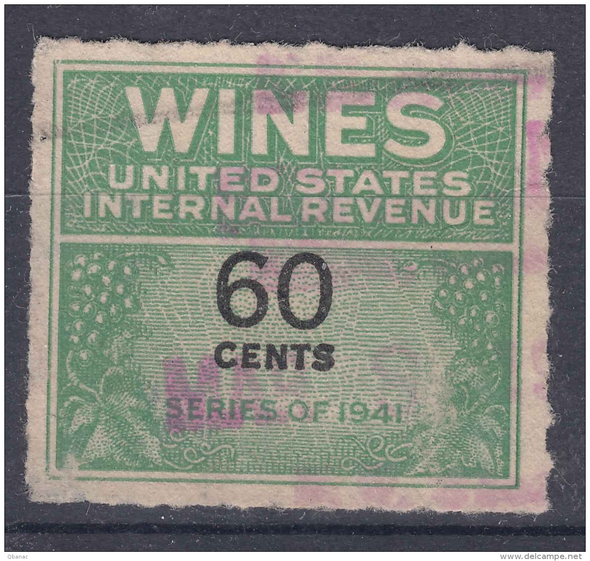 USA Revenue Stamp - Fiscali