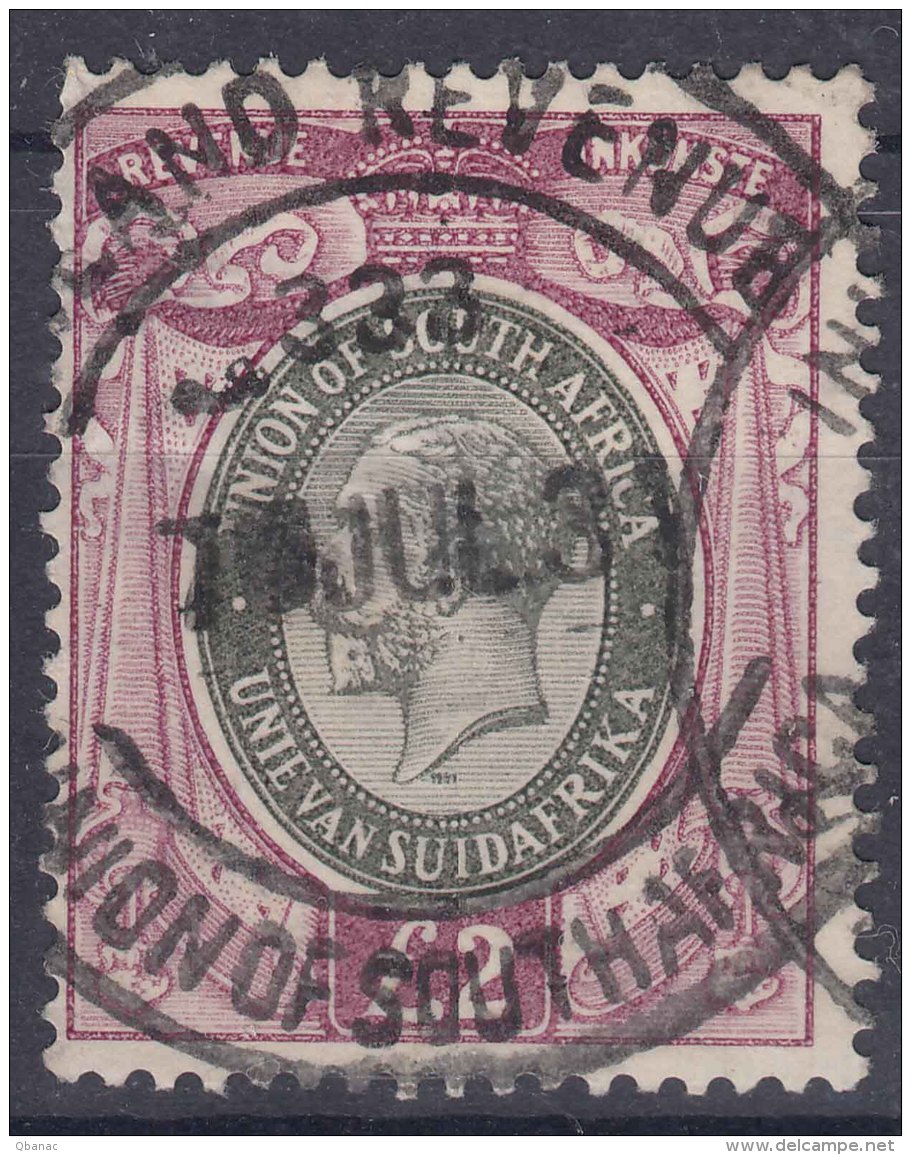 Union Of South Africa Revenue Stamp, Two Pounds - Altri & Non Classificati