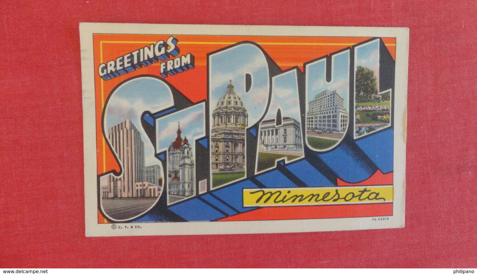 Greetings  St. Paul - Minnesota > St Paul    Ref 2577 - St Paul