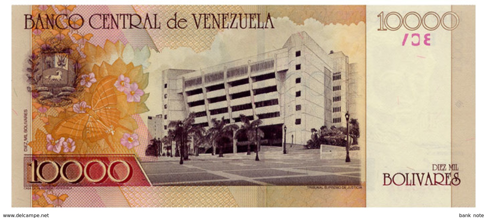 VENEZUELA 10000 BOLIVARES 2004 Pick 85d Unc - Venezuela