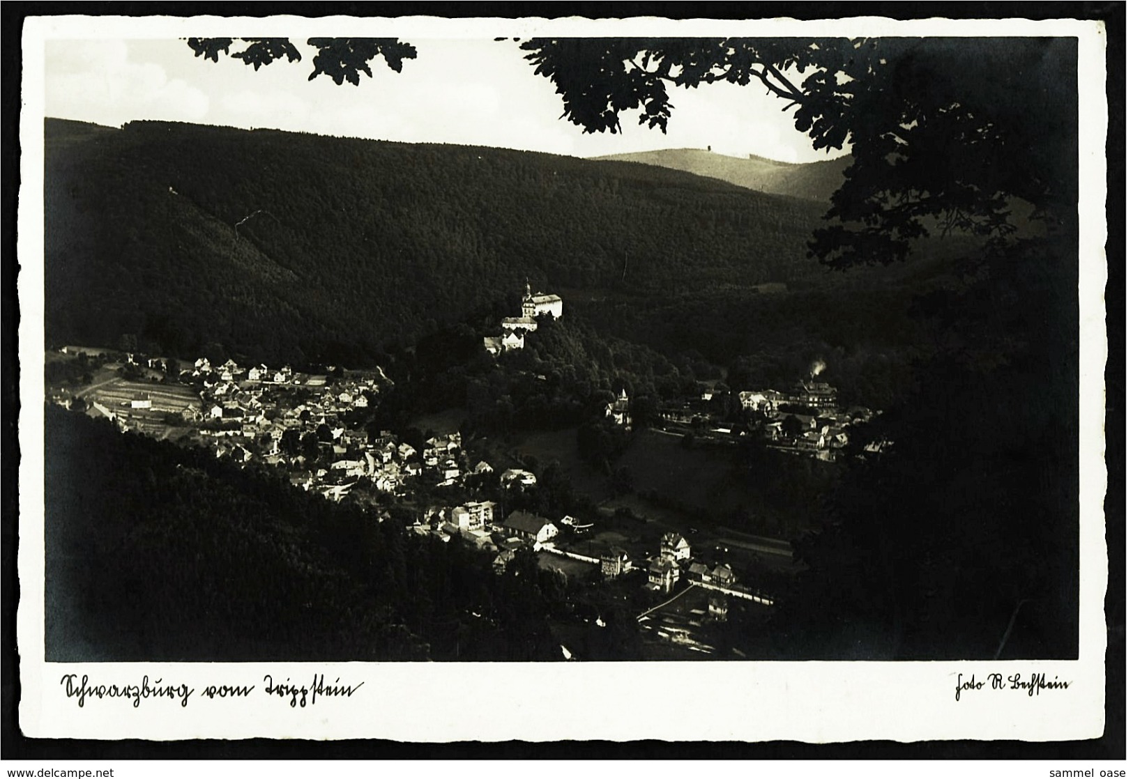 Schwarzburg Vom Trippstein / Thüringen  -  Ansichtskarte Ca.1940    (7179) - Bad Blankenburg