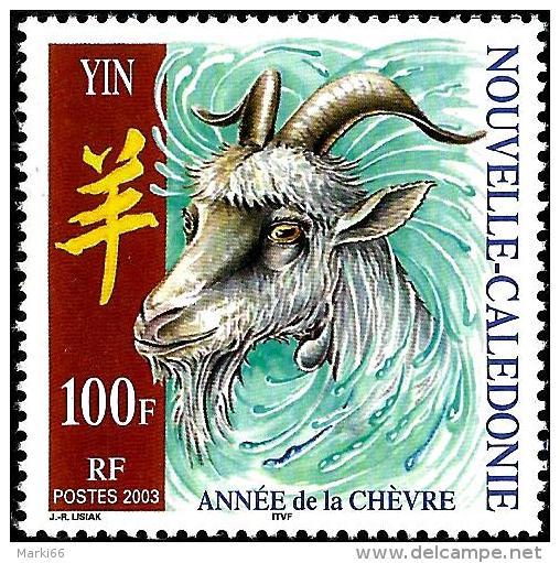 New Caledonia - 2003 - Chinese Horoscope - New Year Of The Goat - Mint Stamp - Nuovi
