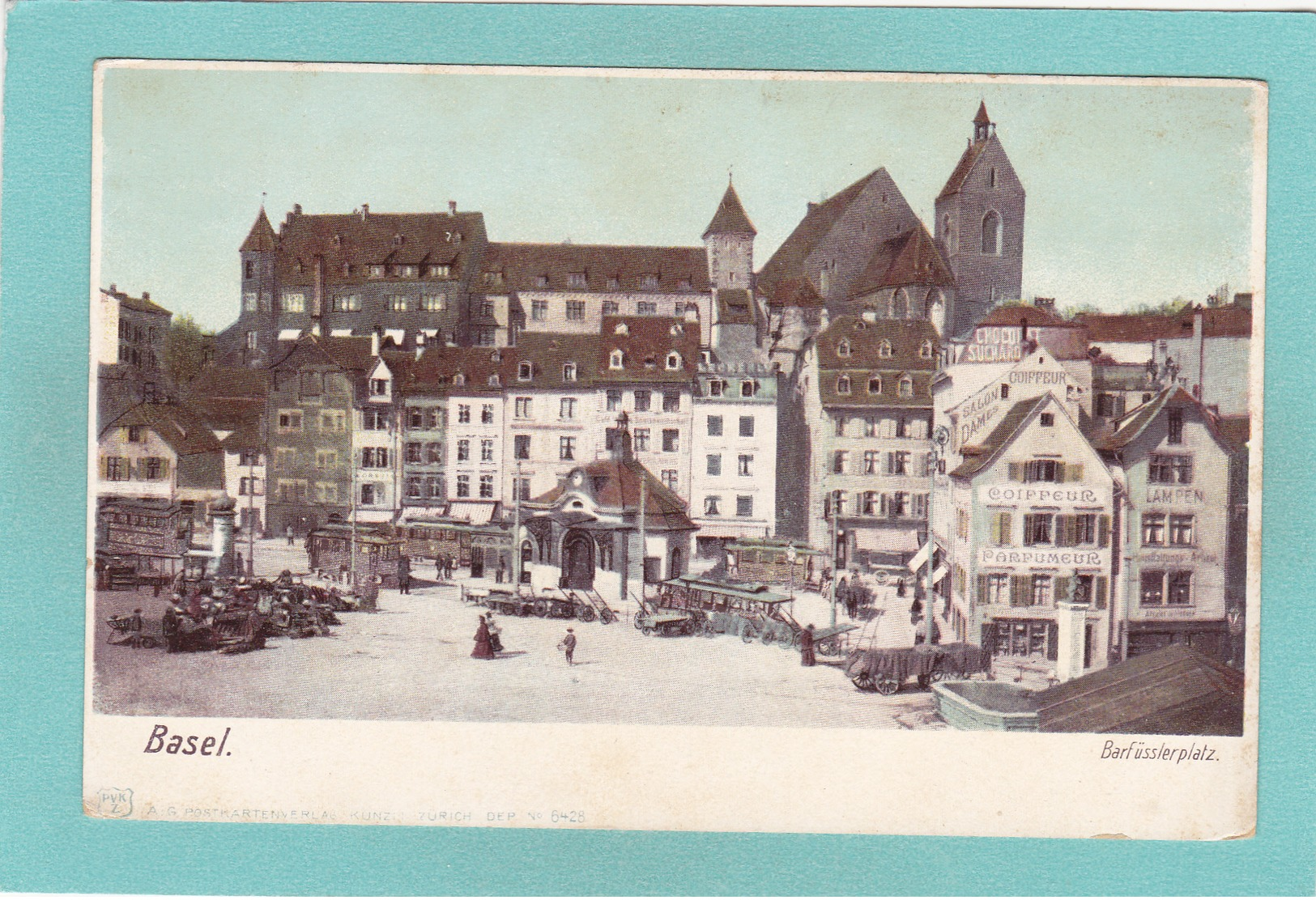 Old Postcard Of Basel, Basel-Town, Switzerland,R40. - Basel