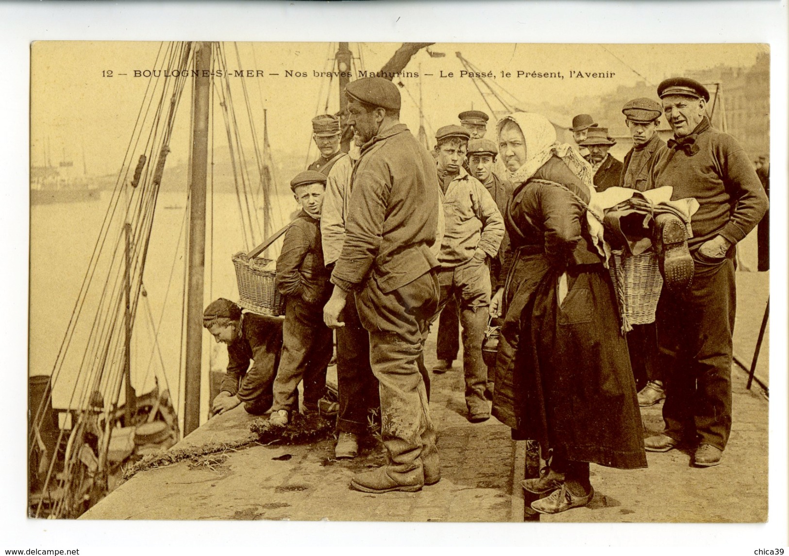 C 19860   -   Boulogne-sur-Mer  -  Nos Braves Mathurins  -  Le Passé, Le Présent, L'Avenir - Pesca