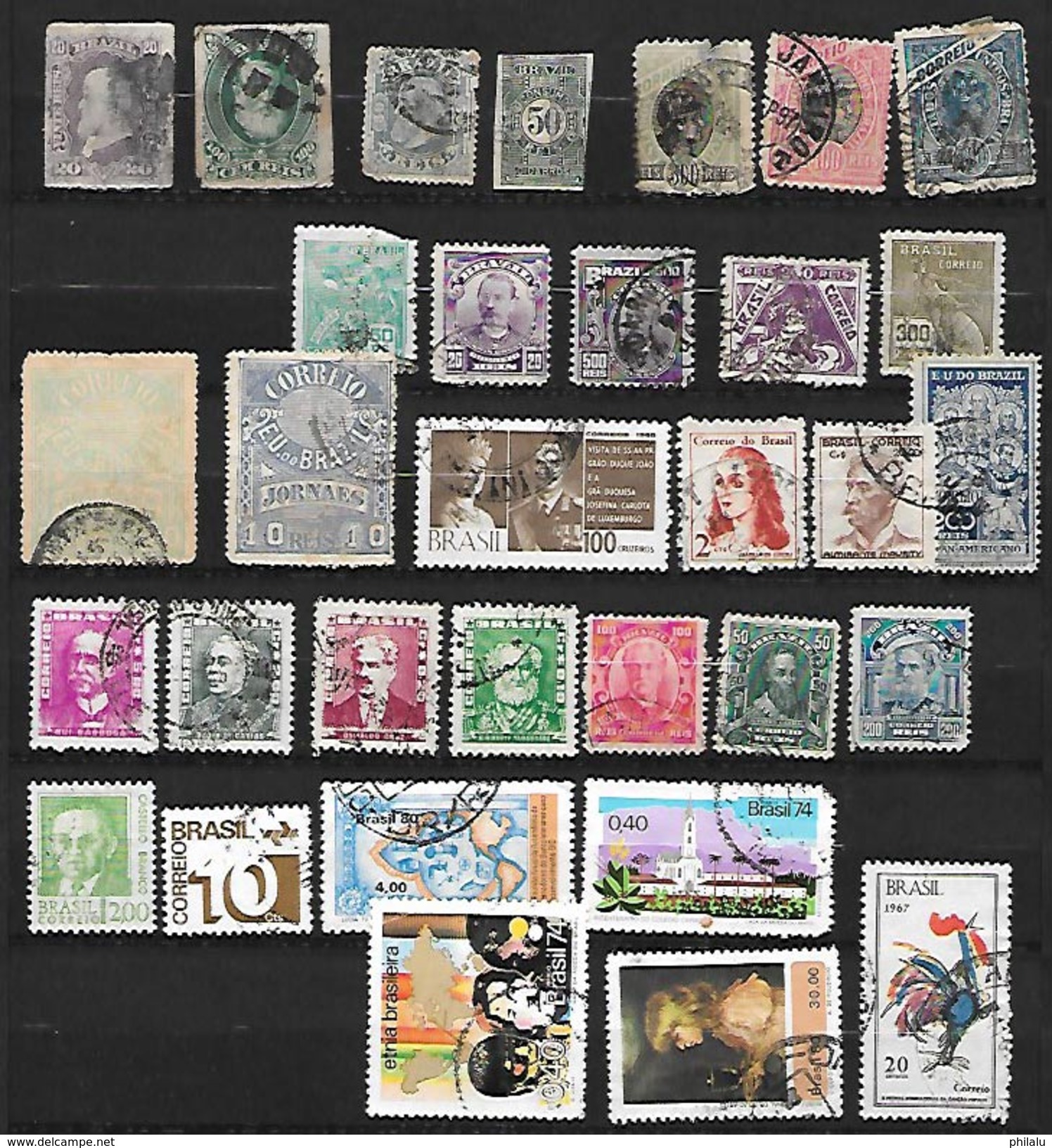 BRESIL Lot De Timbres Oblitérés - Verzamelingen & Reeksen