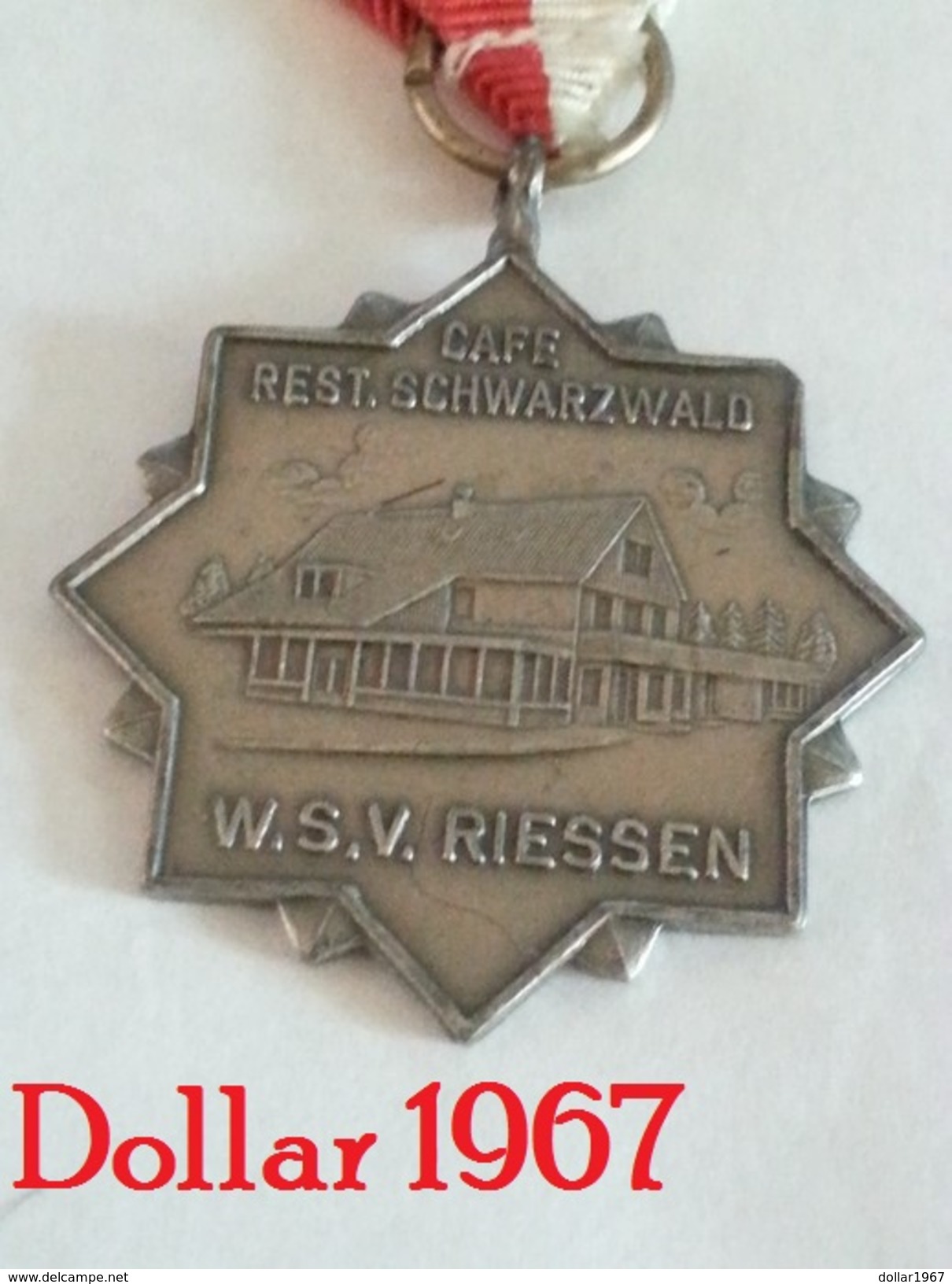 Medaille :Netherlands-  Cafe Rest Schwarzwald   W.S.V Riessen / Rijssen - Walking Club Rijssen - Sonstige & Ohne Zuordnung