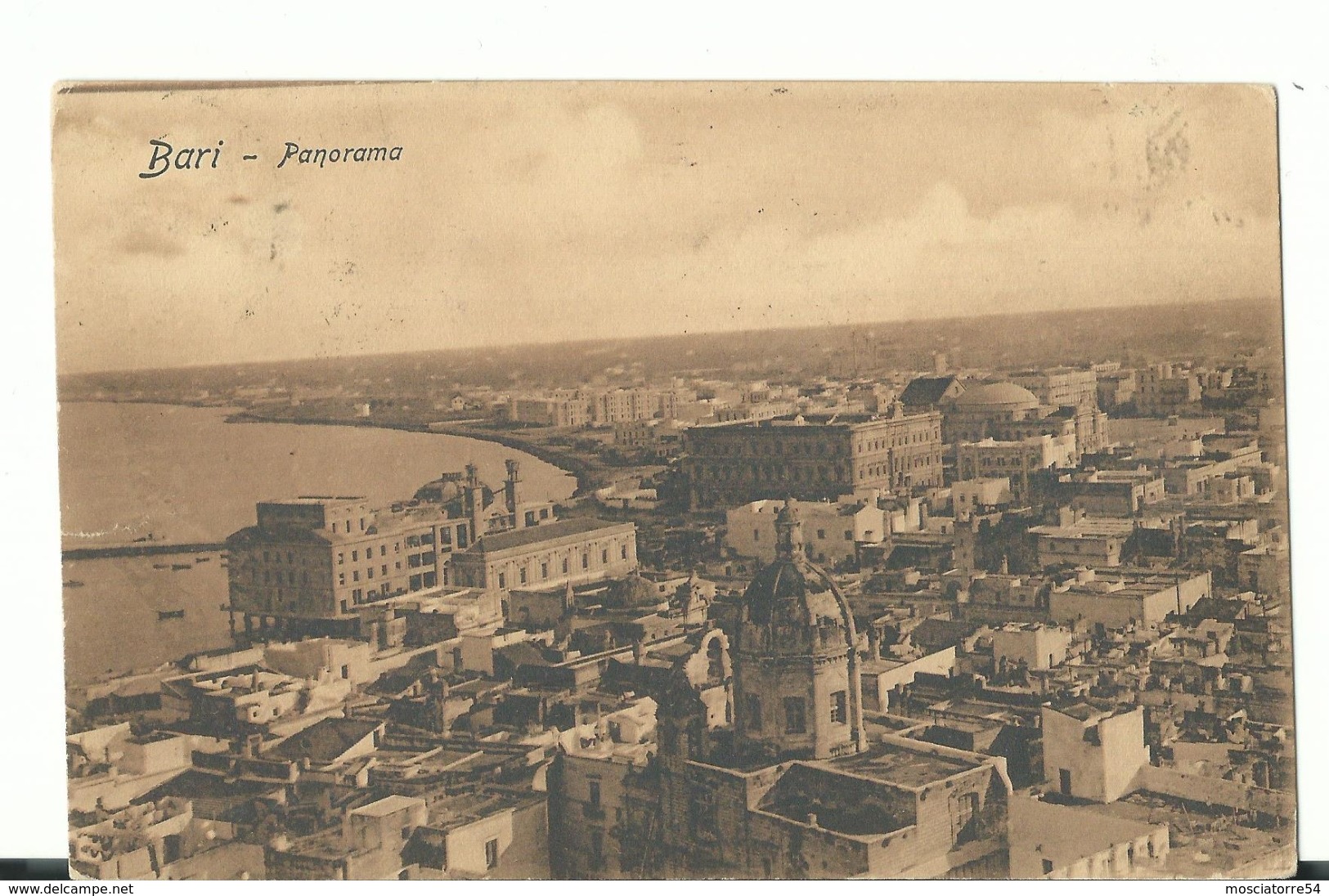 Bari -    Panorama - Viagg. 1919 - Liechtenstein