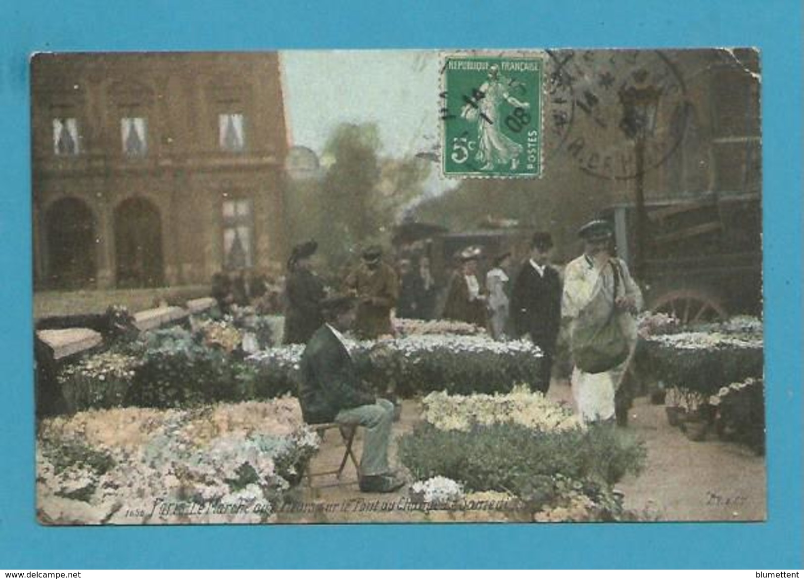 CPA 1656 - Le Marché Aux Fleurs Sur Le Pont Au Change Le Samedi PARIS - Petits Métiers à Paris