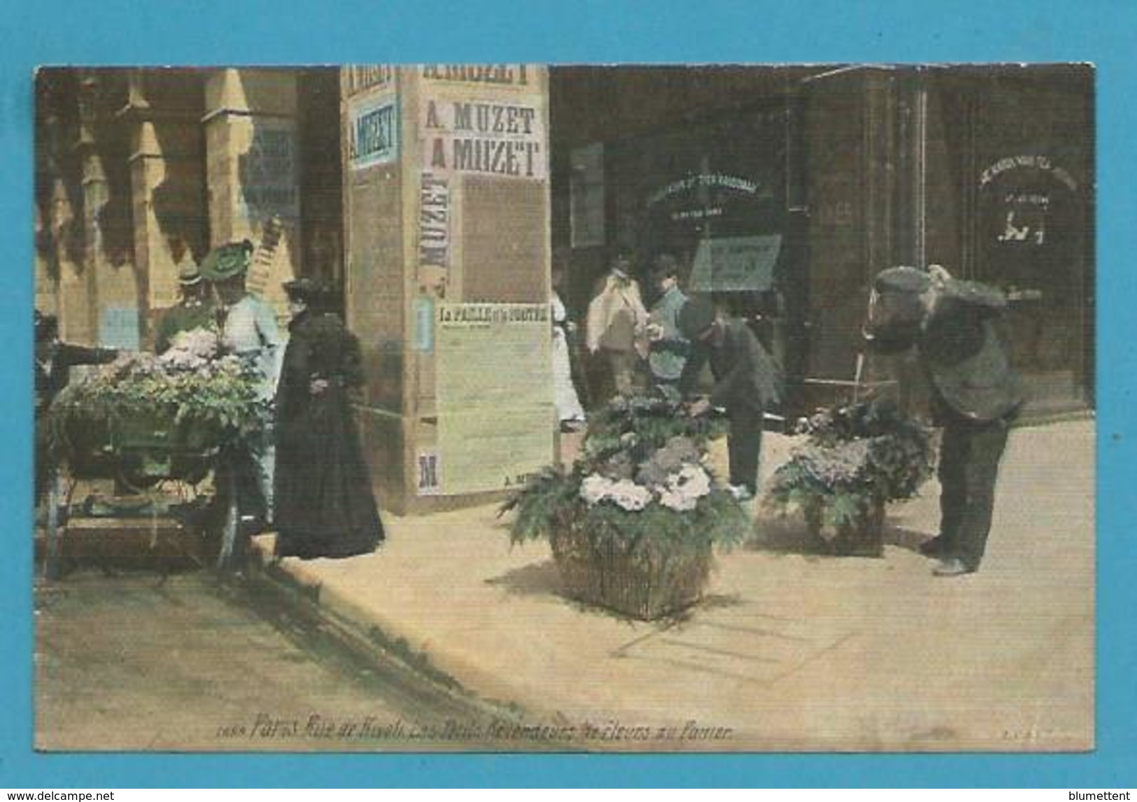 CPA 1659 - Marchands Petits Revendeurs De Fleurs Au Panier Rue De Rivoli PARIS - Straßenhandel Und Kleingewerbe