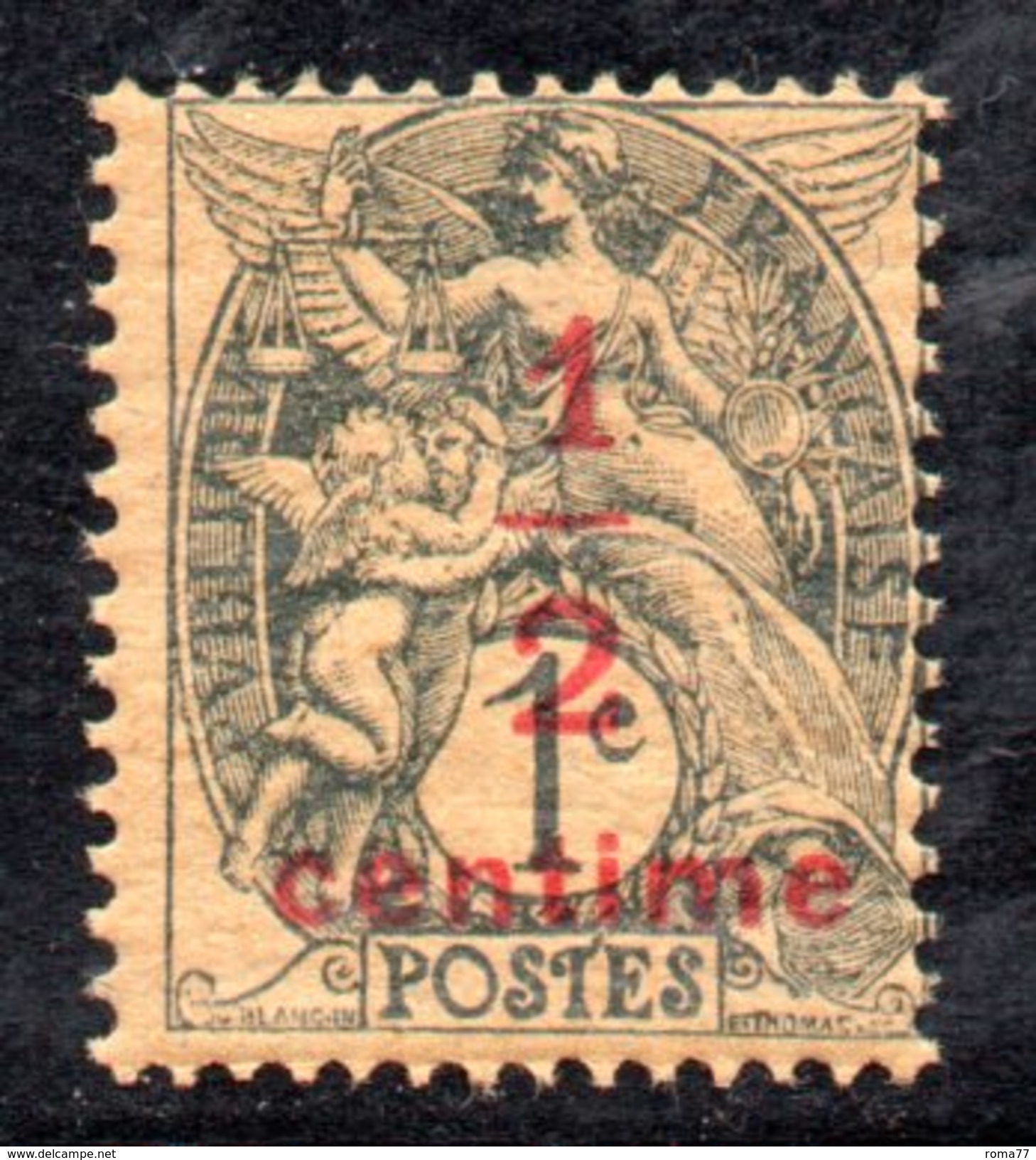 R1897 - FRANCIA 1919, 1/2 Su 1 Cent Unificato N. 157  ***  MNH - Nuovi