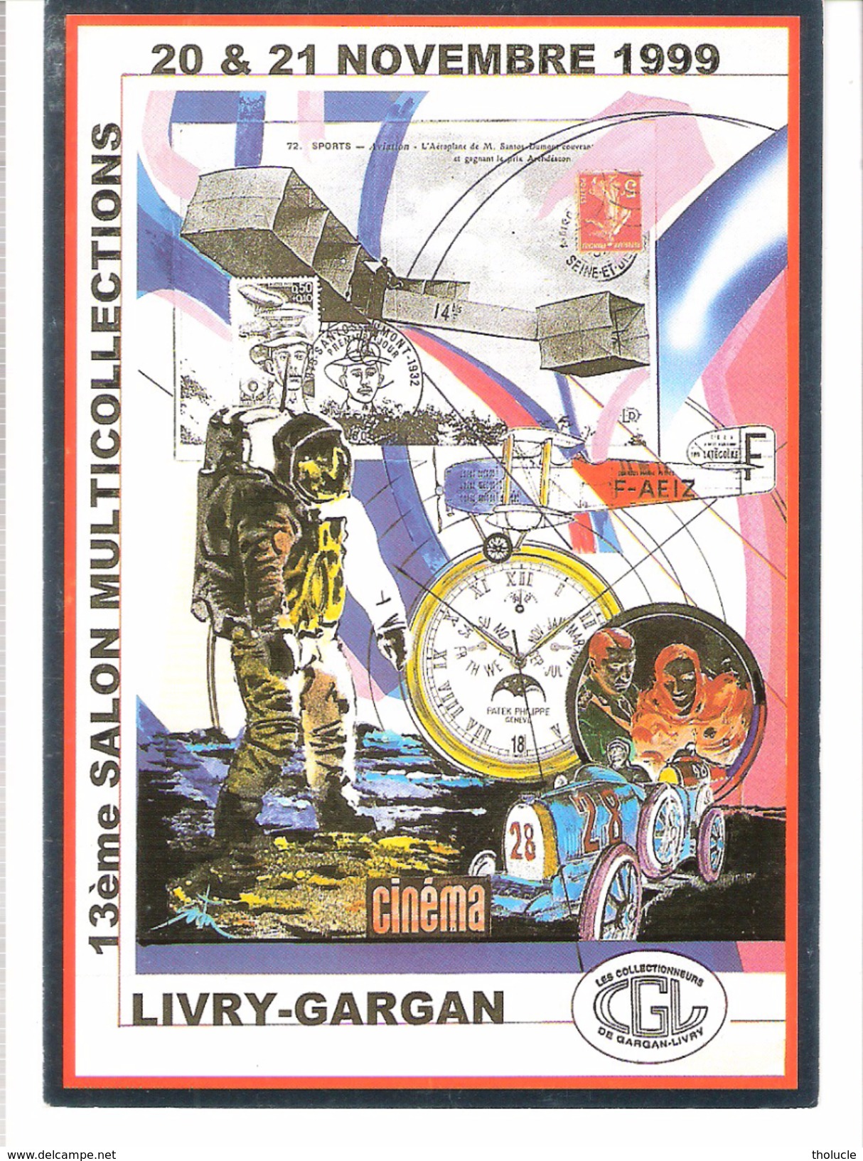 13E SALON MULTICOLLECTIONS LIVRY GARGAN-1999-Illustrateur ETIENNE QUENTIN-N°486/1000 - Quentin