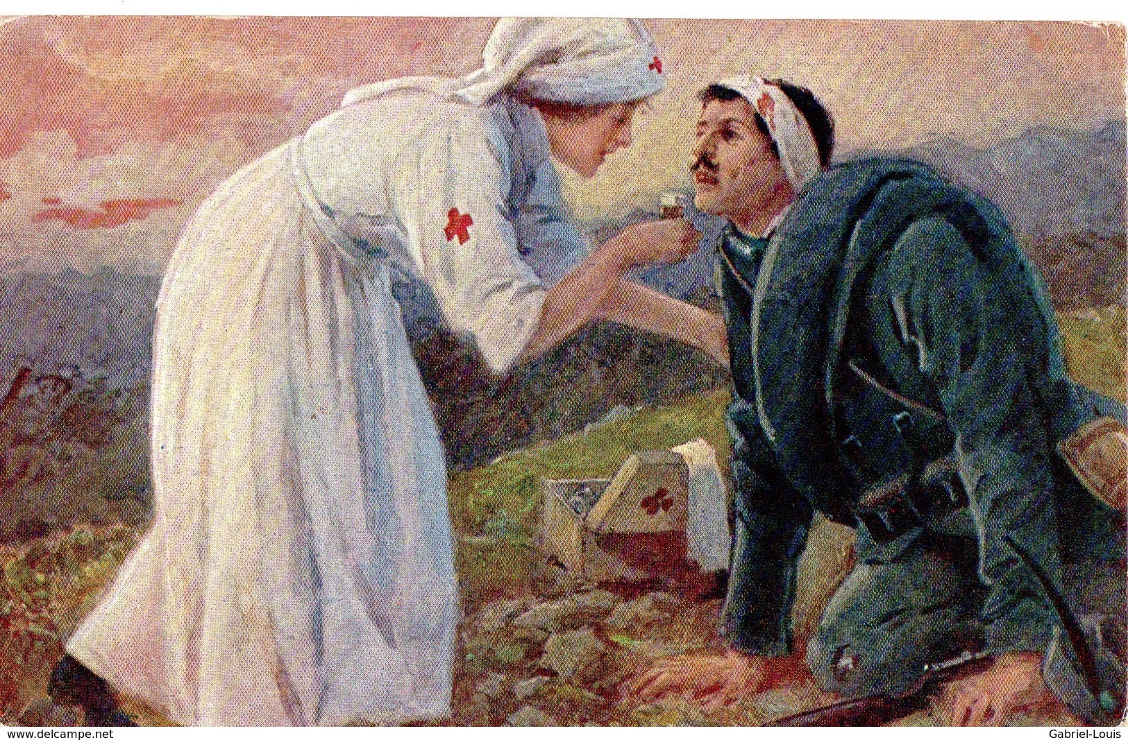 Italia /  Croce Rossa  Italiana / Per I Feriti In Guerra - Croix-Rouge