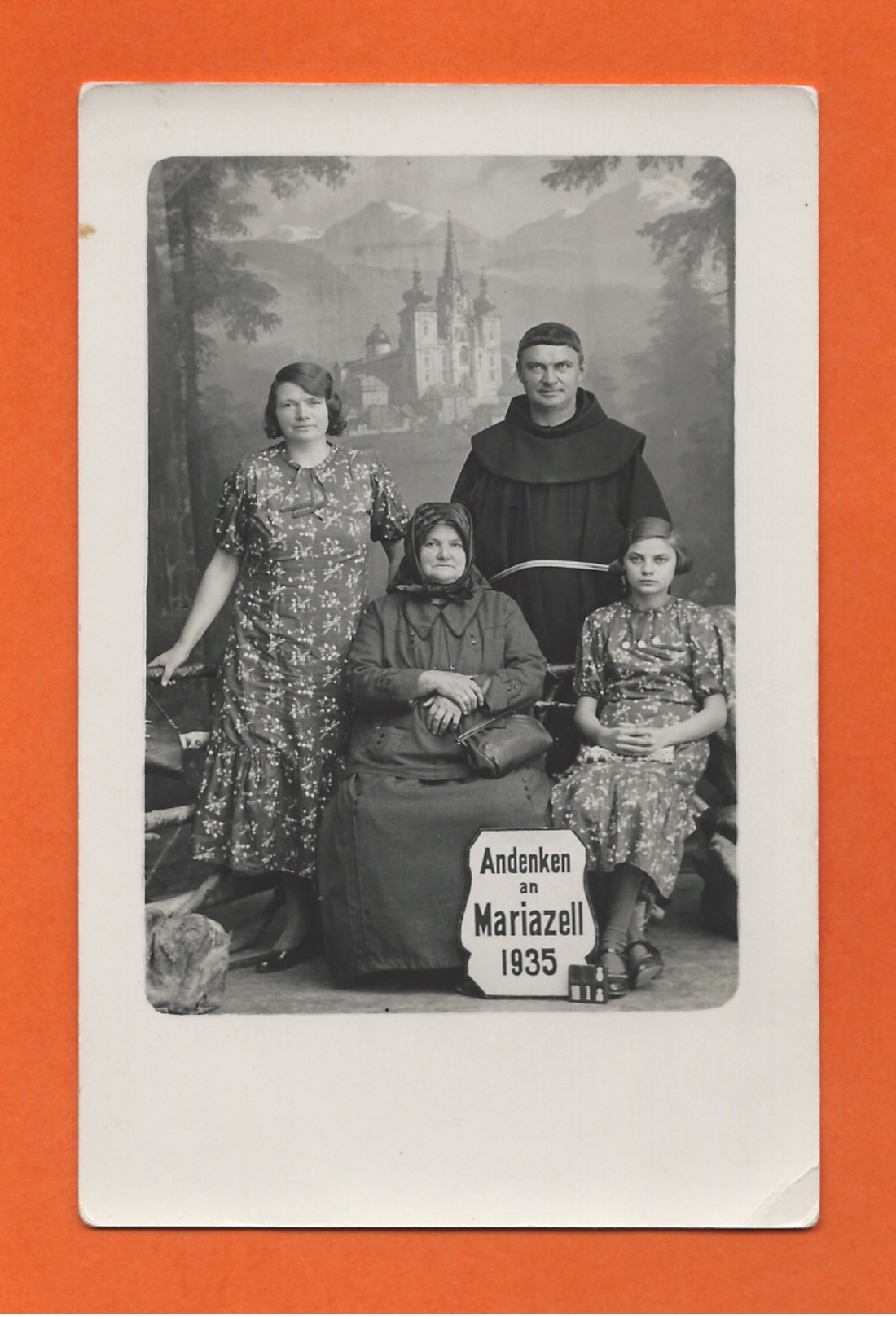 Group Photo, Gruppenfoto Andenken An Mariazell 1931 - Mariazell