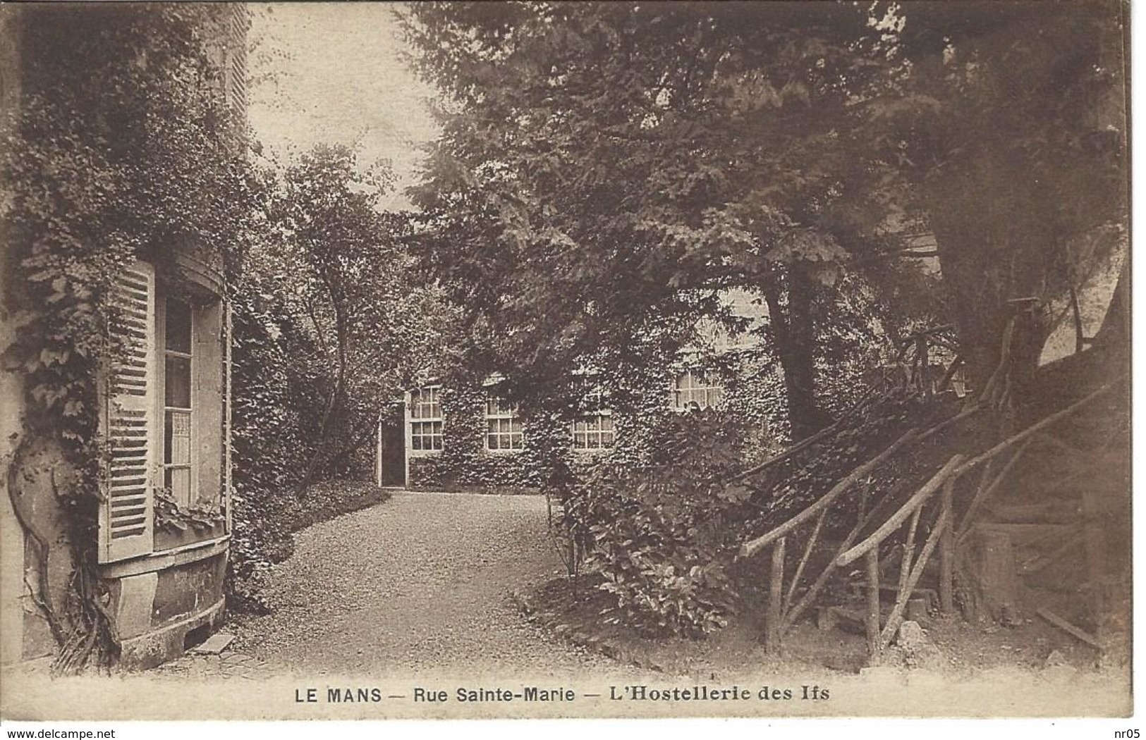 CPA 72 ( Sarthe) - LE MANS - Rue Sainte Marie - L'Hostellerie Des Ifs - Le Mans