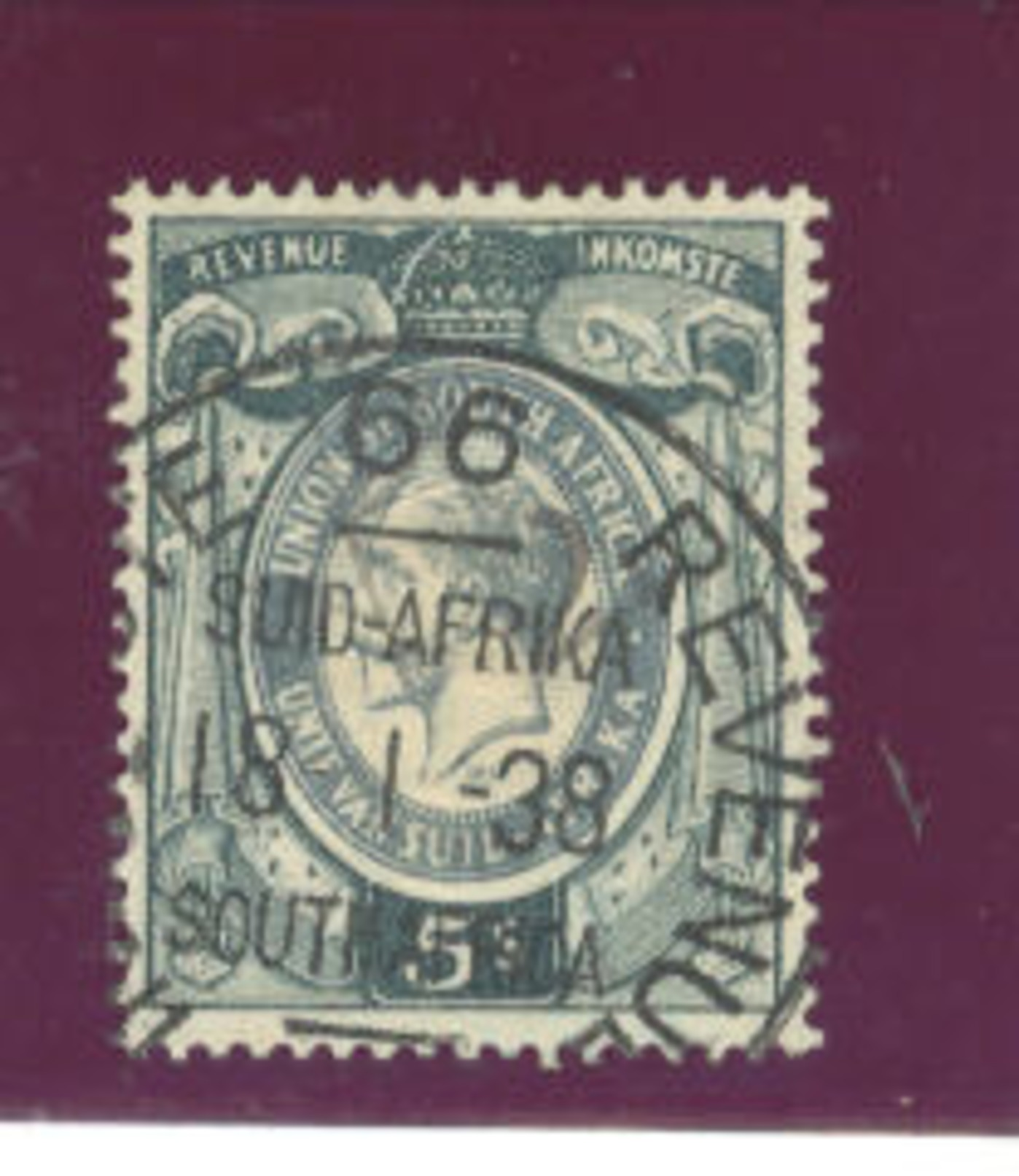 SOUTH AFRICA: REVENUES: USED AS SHOWN BOETE/PENALTY - Autres & Non Classés