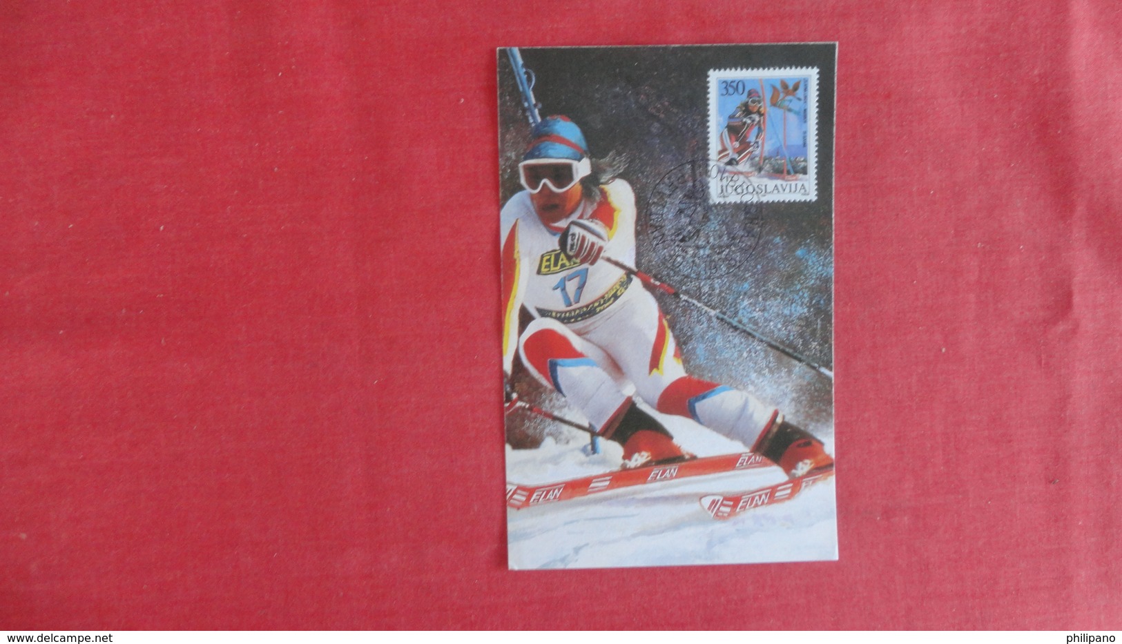 Maximum Card  Winter Sports   Ski   Ref 2577 - Winter Sports