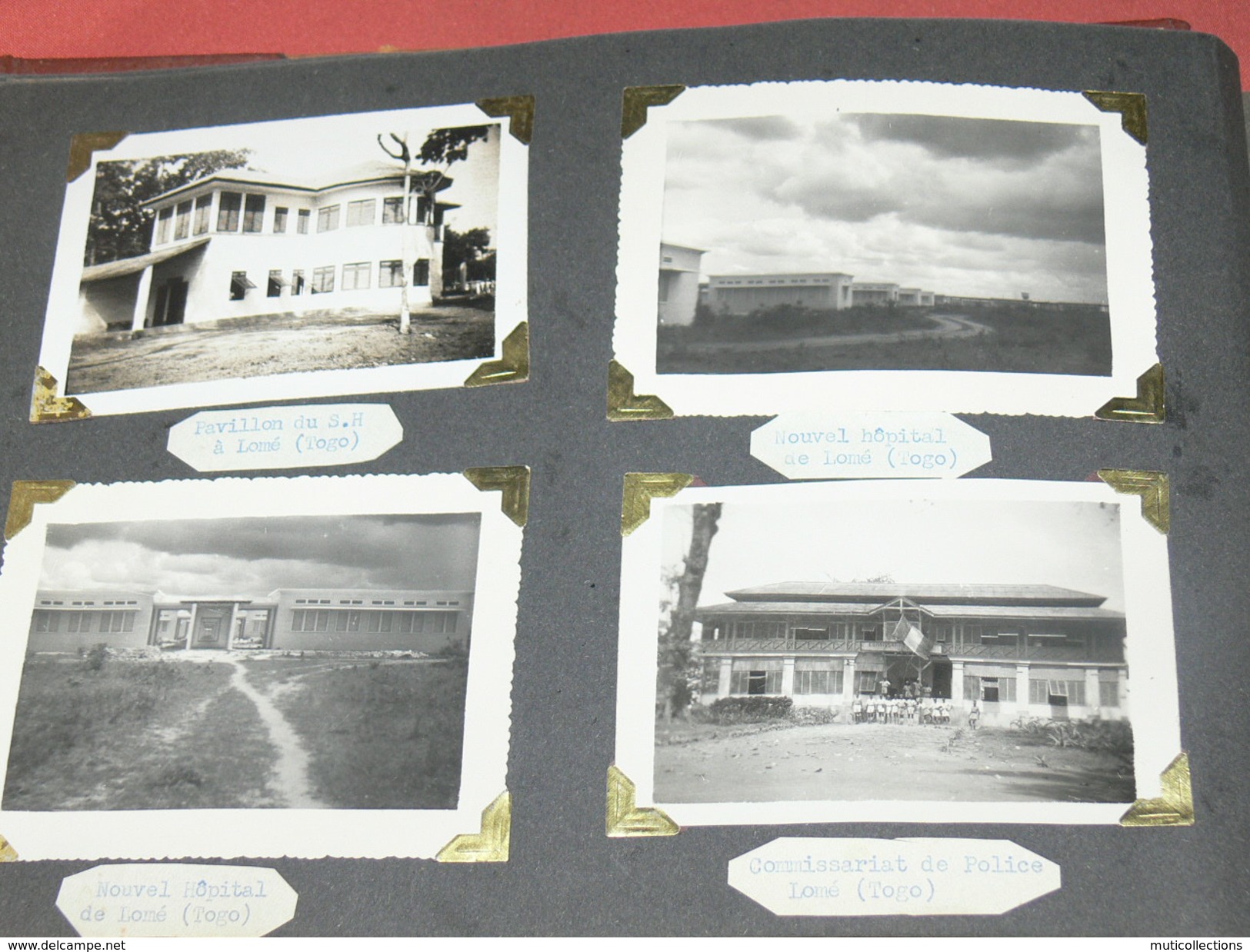 MAGNIFIQUE ALBUM 1948 A 1951 / AOF / TOGO / LOME / CONAKRY / ANEHO /  200 PHOTOS  ETHNIQUE / ADMINISTATION / EVENEMENT