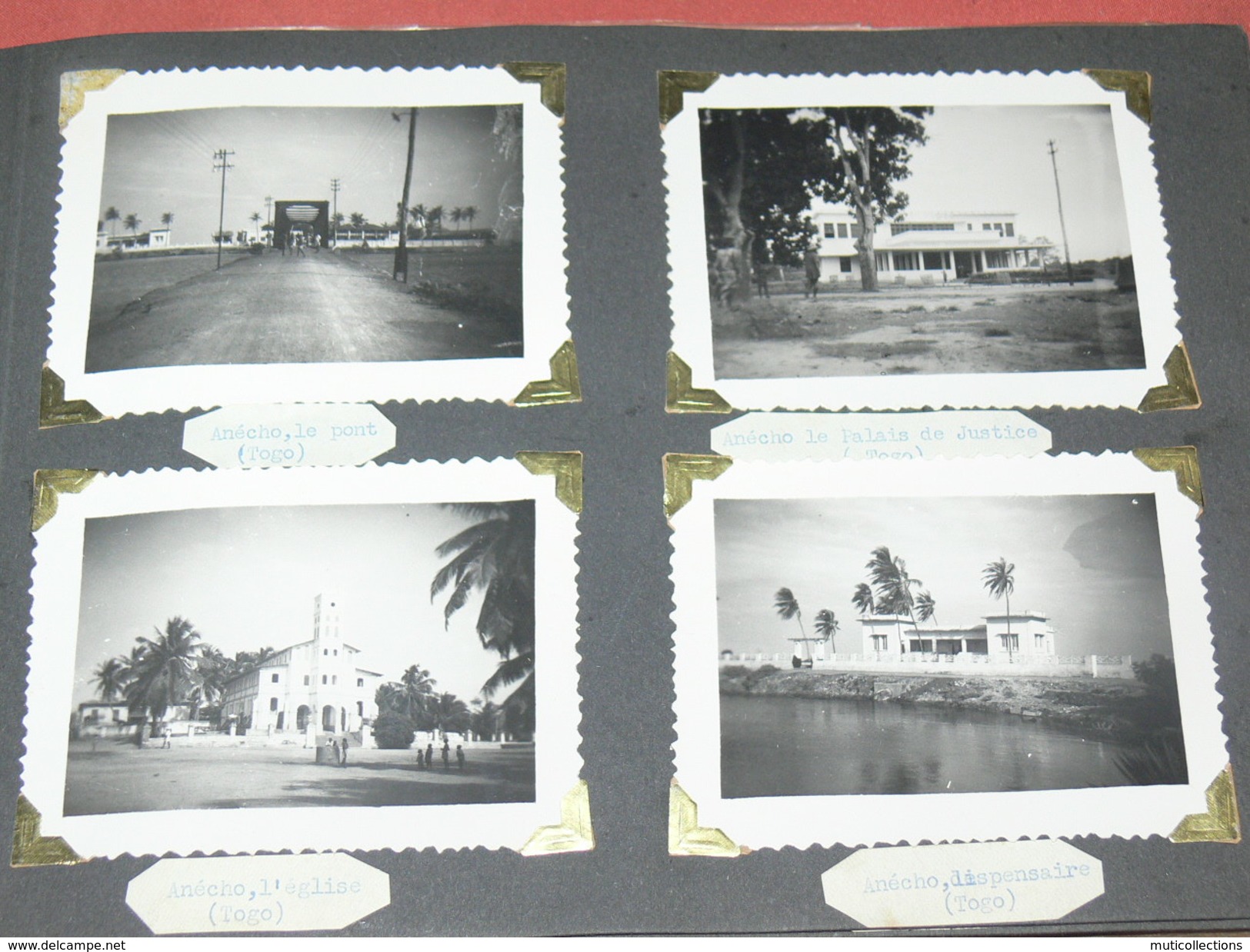 MAGNIFIQUE ALBUM 1948 A 1951 / AOF / TOGO / LOME / CONAKRY / ANEHO /  200 PHOTOS  ETHNIQUE / ADMINISTATION / EVENEMENT